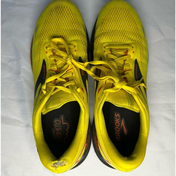 Brooks Adrenaline GTS 23 - Yellow Running Shoes - Men\'s 13D (1103911D708) main image 9